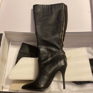 Steve Madden black stiletto boots